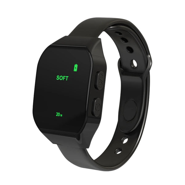 EMS Sleep Aid Watch with soft display and adjustable settings for stress relief and better sleep.