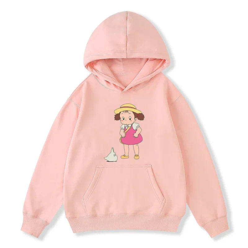 Hooded Sweatshirt Autumn and Winter Long-sleeved Fashion Boys and Girls Casual Pullover Hayao Miyazaki My Neighbor Totoro