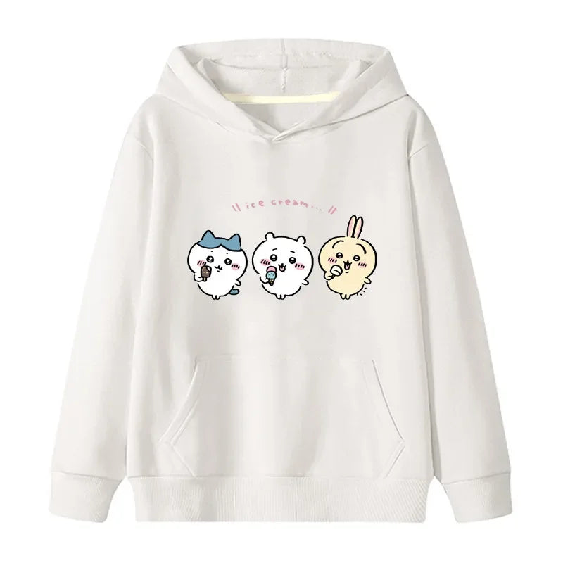 Hooded Sweatshirt Autumn and Winter Long-sleeved Fashion Boys and Girls Casual Pullover Hayao Miyazaki My Neighbor Totoro