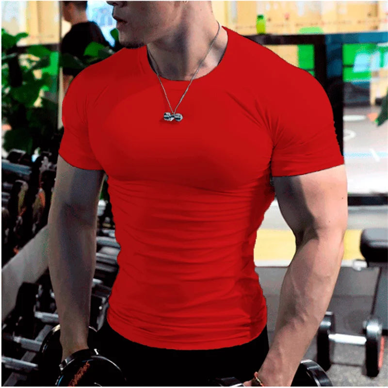 Oversized t Shirt For Men Short Sleeve White t-Shirts Man Quick Dry Football Shirt Soccer Jersey Compression Gym t Shirts Top