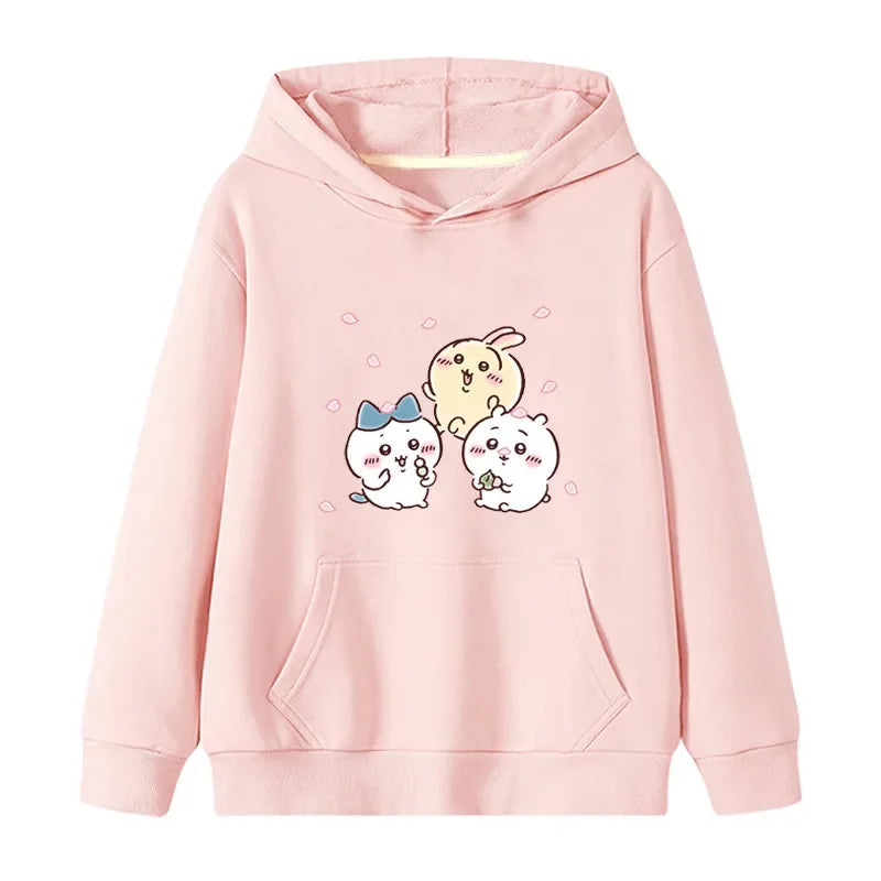 Hooded Sweatshirt Autumn and Winter Long-sleeved Fashion Boys and Girls Casual Pullover Hayao Miyazaki My Neighbor Totoro