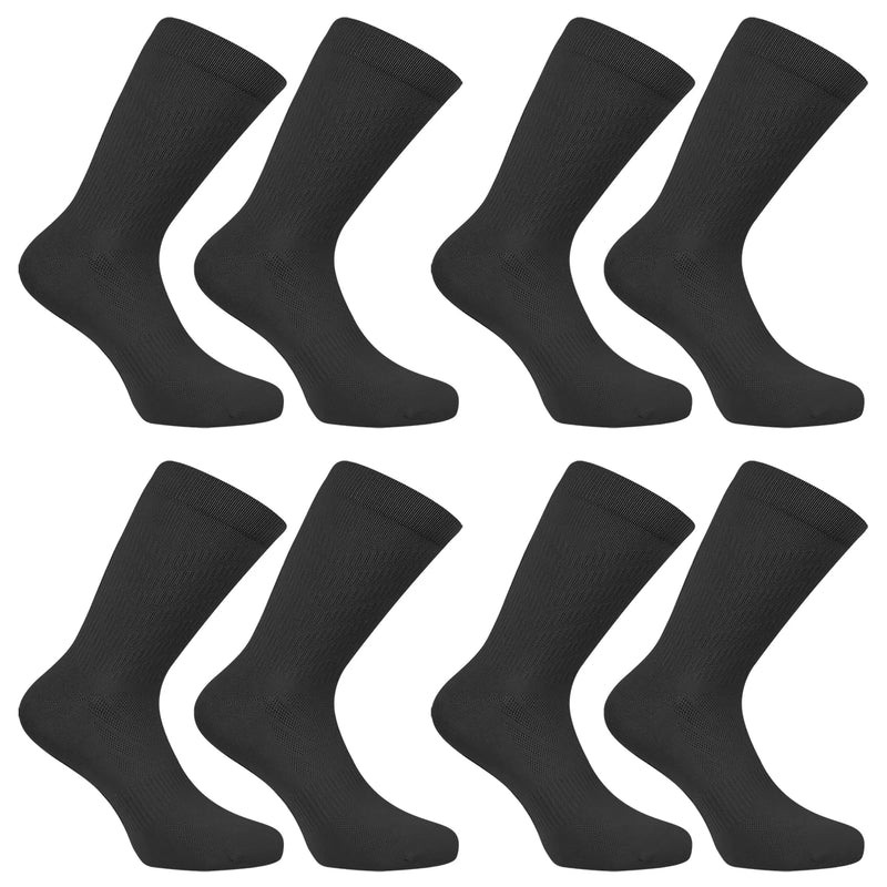 4 Pairs of Men and Women's Compression Sports Socks for Running, Cycling, Climbing, Walking, and Hiking