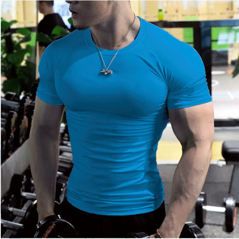 Oversized t Shirt For Men Short Sleeve White t-Shirts Man Quick Dry Football Shirt Soccer Jersey Compression Gym t Shirts Top