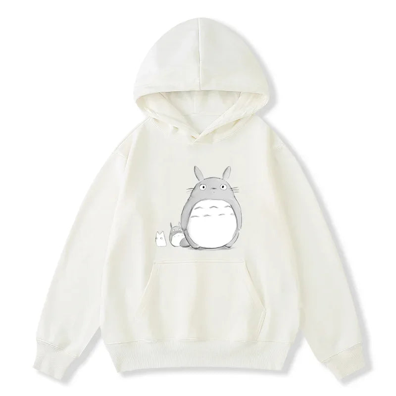 Hooded Sweatshirt Autumn and Winter Long-sleeved Fashion Boys and Girls Casual Pullover Hayao Miyazaki My Neighbor Totoro