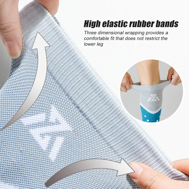 1 Pair Calf Compression Sleeve for Men and Women, Footless Compression Socks Support Runners Leg Sleeve Shin Splints Pain Relief