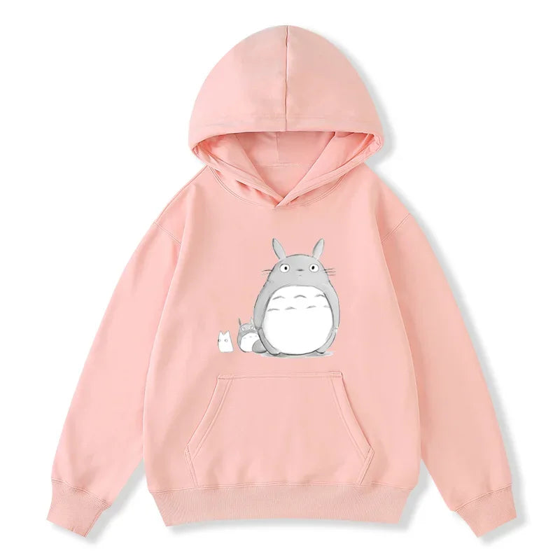 Hooded Sweatshirt Autumn and Winter Long-sleeved Fashion Boys and Girls Casual Pullover Hayao Miyazaki My Neighbor Totoro