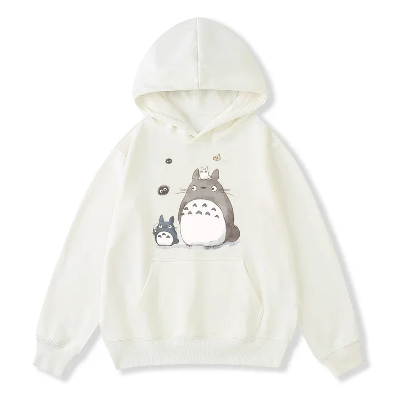 Hooded Sweatshirt Autumn and Winter Long-sleeved Fashion Boys and Girls Casual Pullover Hayao Miyazaki My Neighbor Totoro