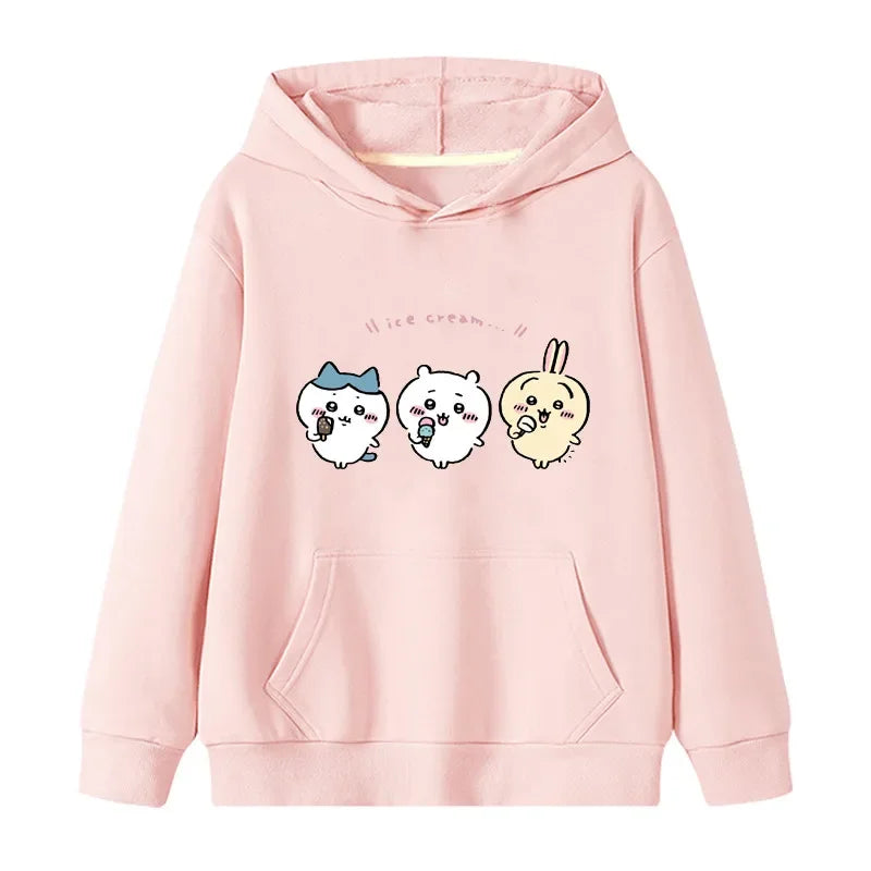 Hooded Sweatshirt Autumn and Winter Long-sleeved Fashion Boys and Girls Casual Pullover Hayao Miyazaki My Neighbor Totoro