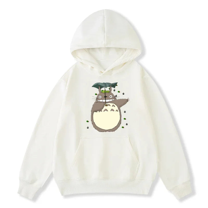 Hooded Sweatshirt Autumn and Winter Long-sleeved Fashion Boys and Girls Casual Pullover Hayao Miyazaki My Neighbor Totoro